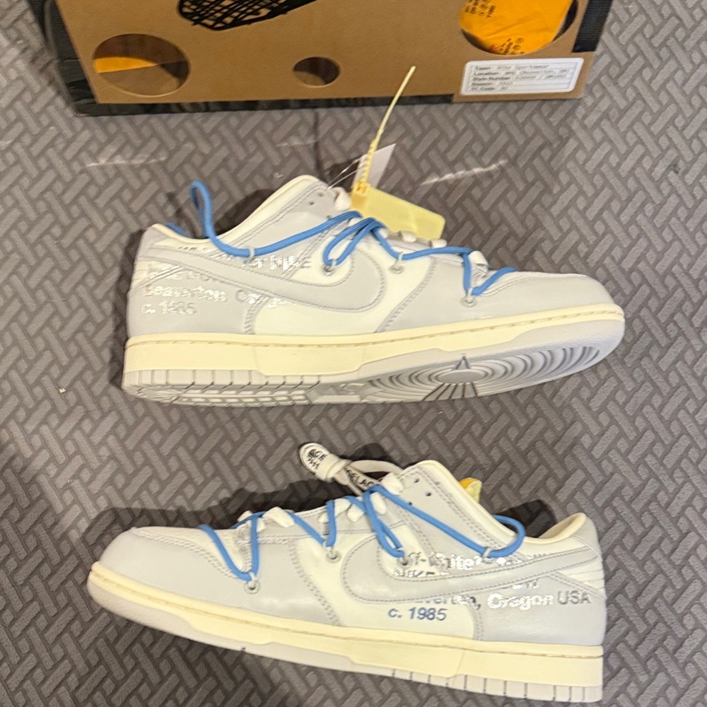 Brand New Nike/Off-White Sz 10 Dunk Low Lot 5 of 50 - Picture 2 of 7